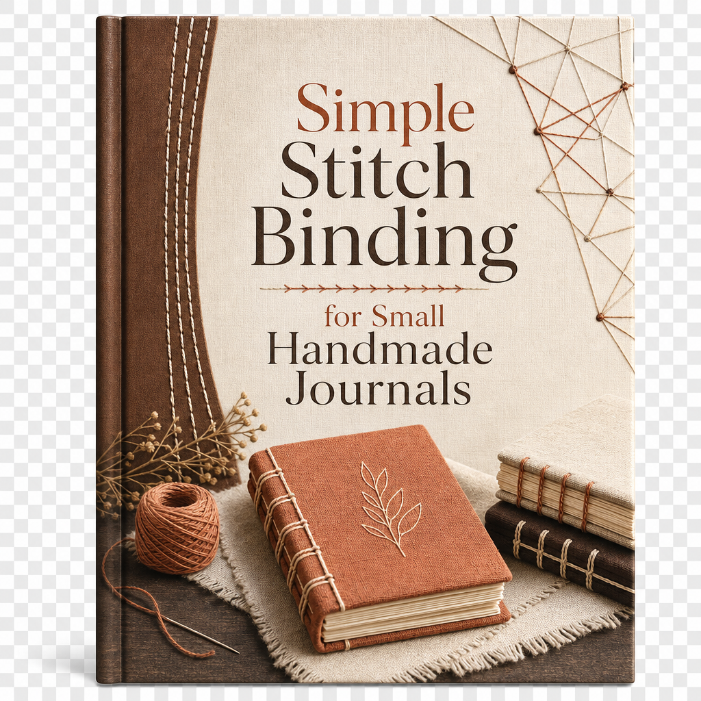 Simple Stitch Binding for Small Handmade Journals