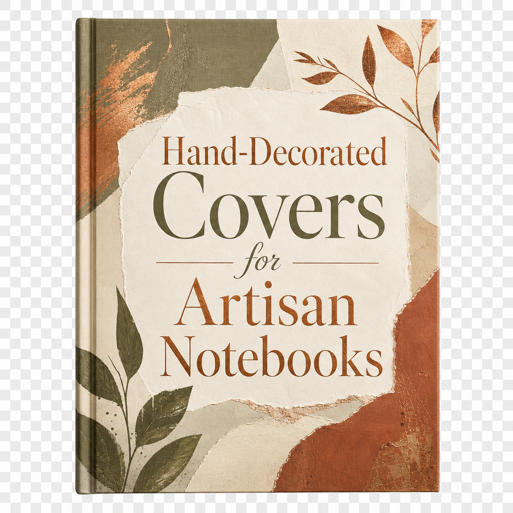 Hand-Decorated Covers for Artisan Notebooks
